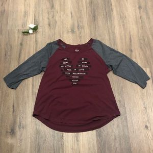Torrid Baseball Tee